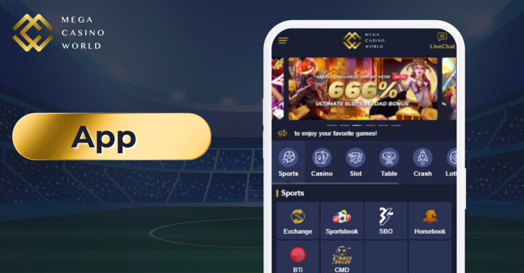 The official mcw app is an online platform for a variety of casino games and sports betting