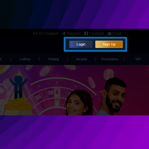 Register on the platform or login to MCW